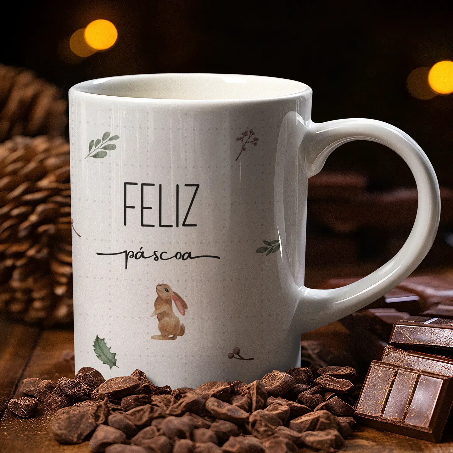 11 Artes para Caneca Páscoa Arquivo em Pdf Editável  11