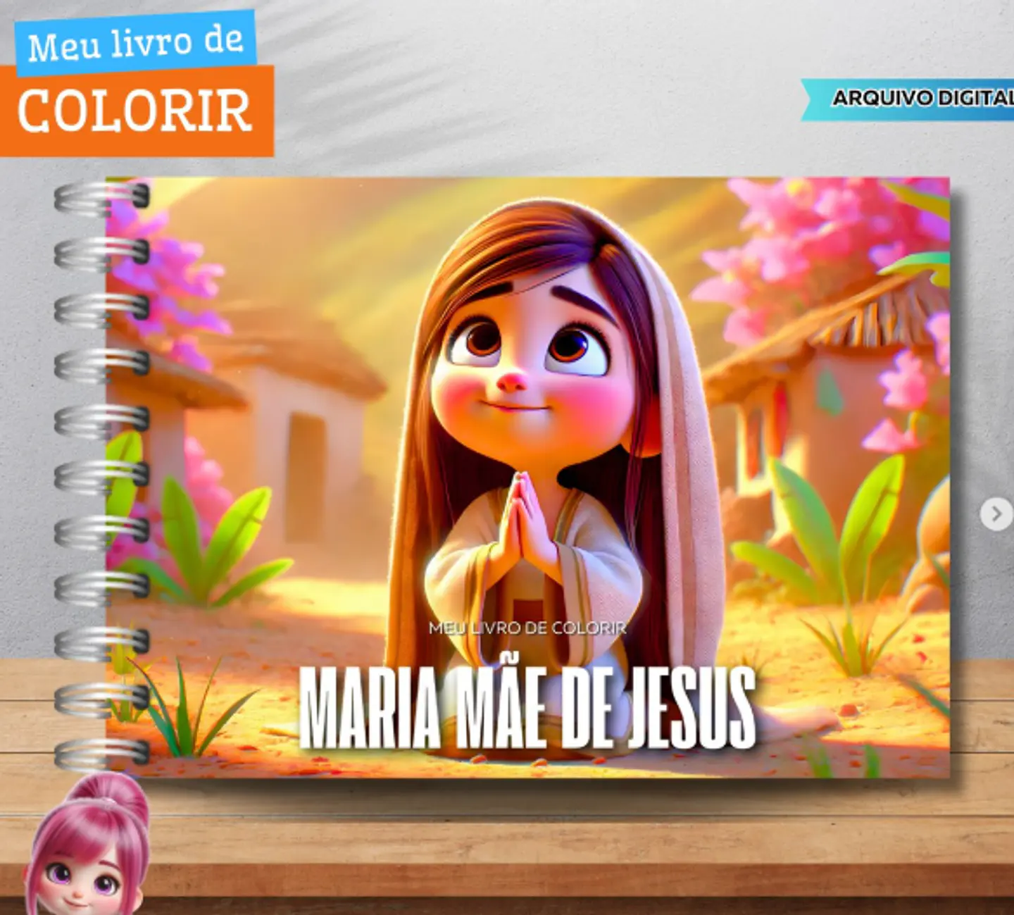 Kit Digital Livros de Colorir Png  5