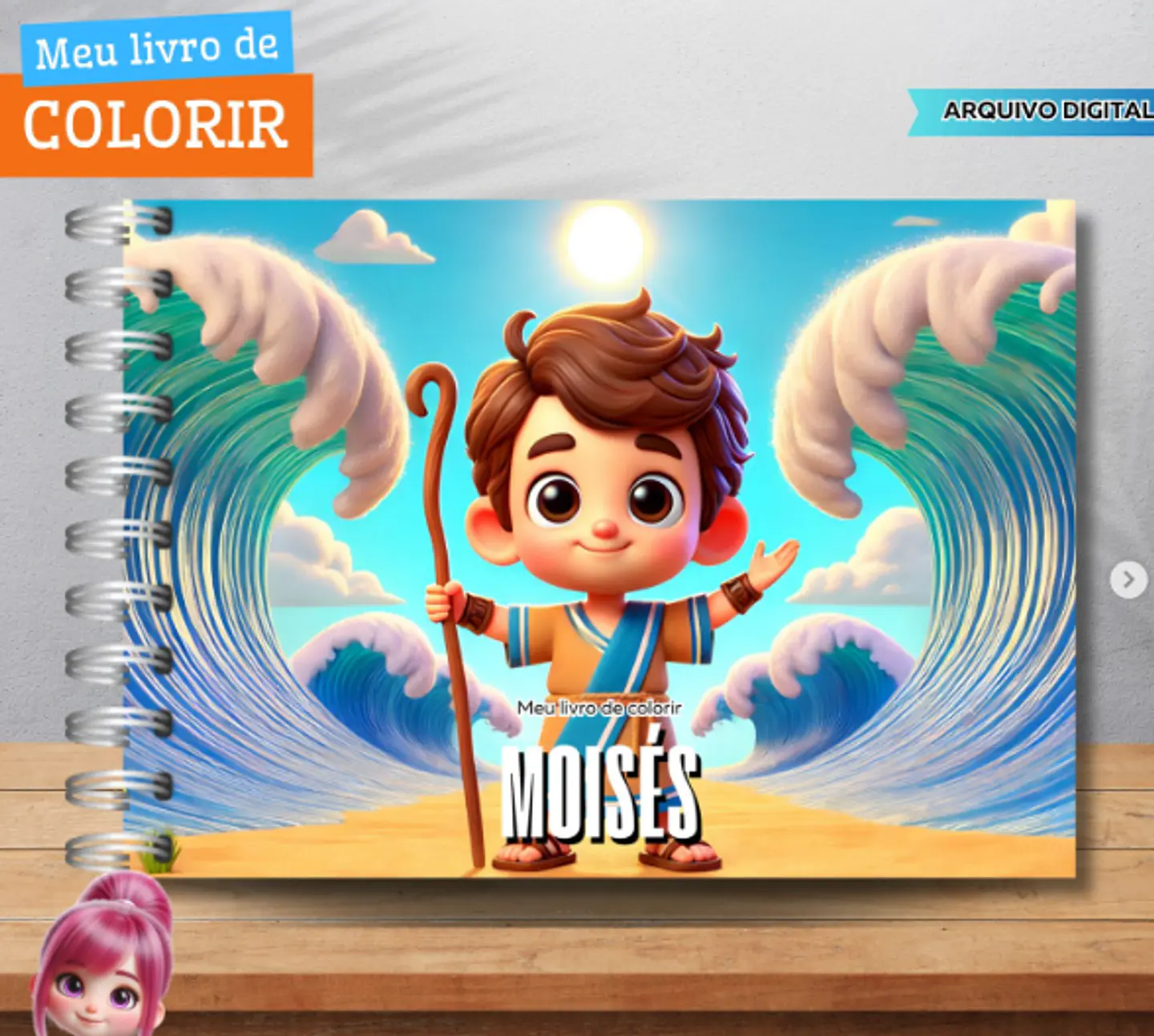 Kit Digital Livros de Colorir Png  6