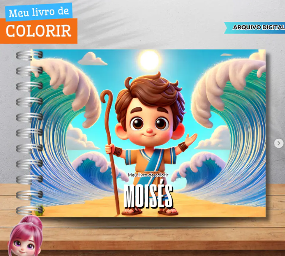 Kit Digital Livros de Colorir Png  6