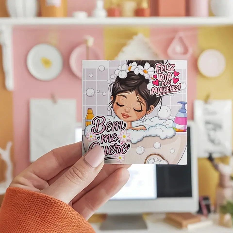 Kit Digital Cards Dia das Mulheres em Png 3