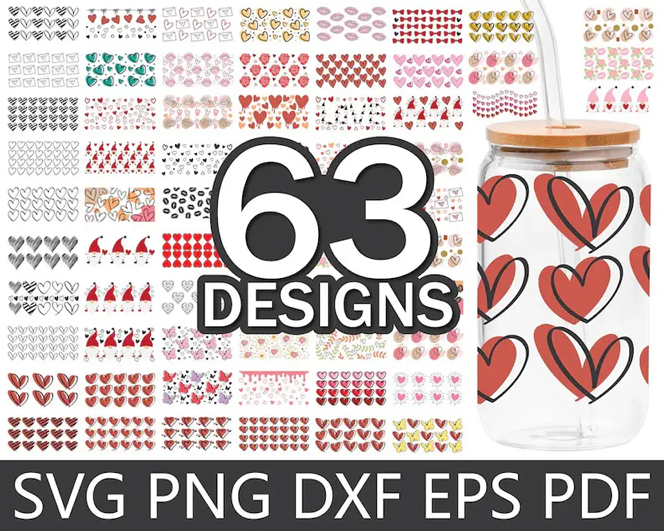 63 Artes para Copo Tampa de Bambu Café Gelado Copo de Vidro Coffe Glass Arquivo em Png 1