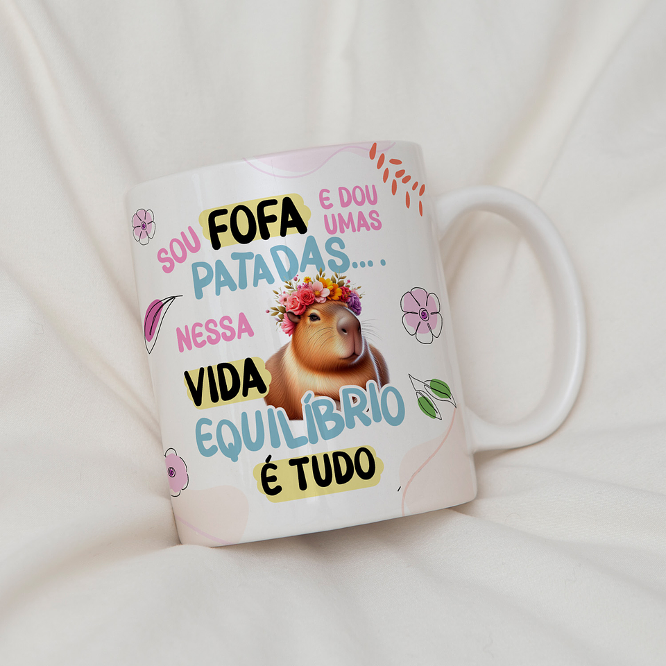 10 Artes para Caneca Capivara Debochada Arquivo Editável 10