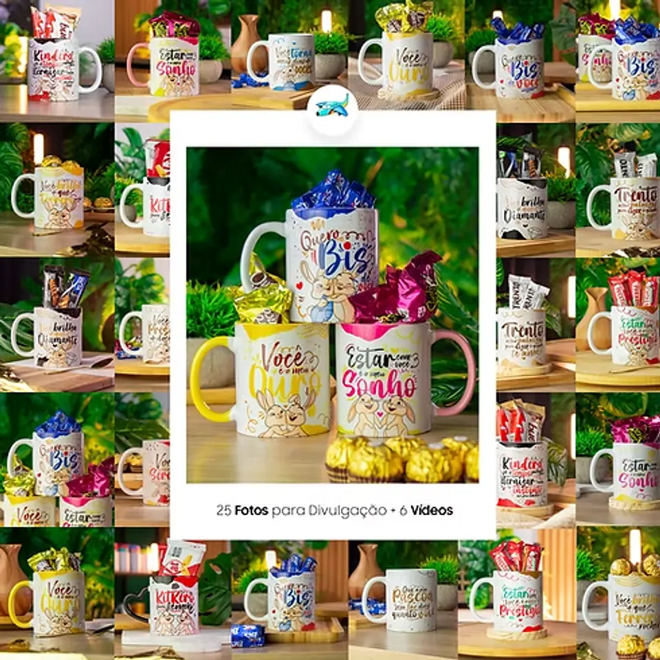38 Artes para Caneca Páscoa Arquivo em Jpg  4