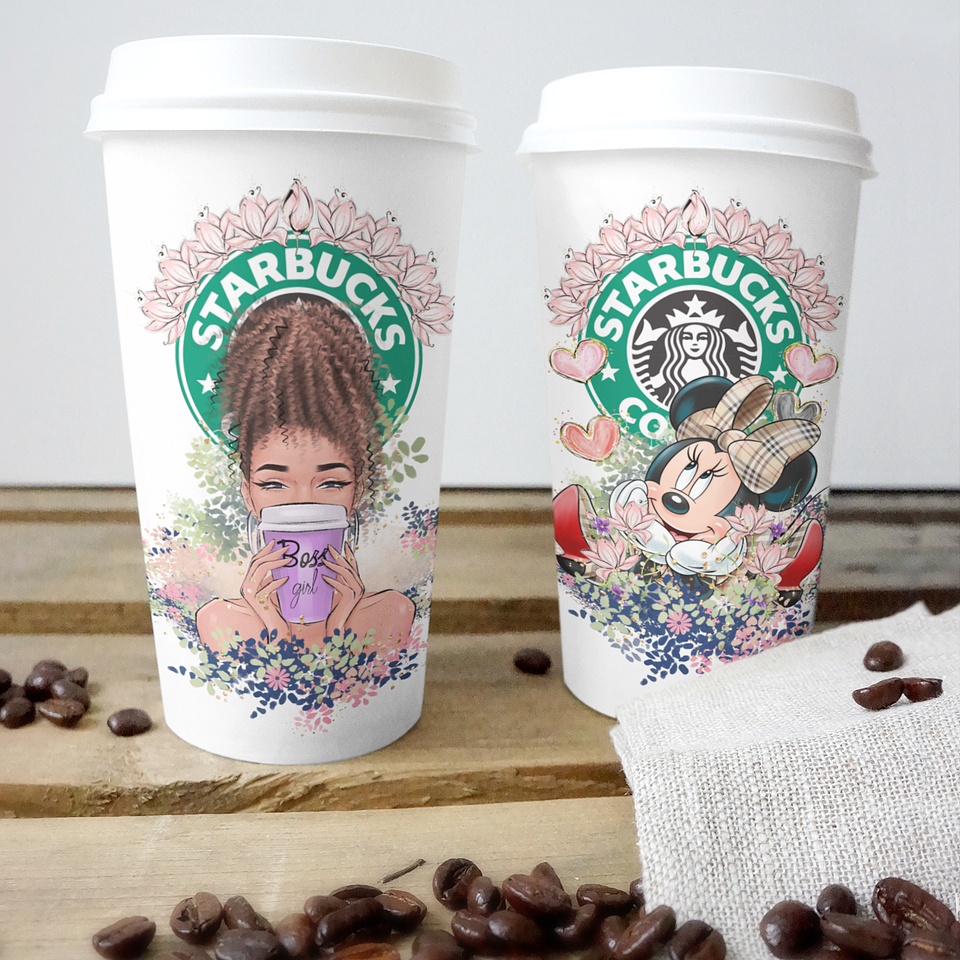 30 Artes para Copo Starbuck Personagens Arquivo em Jpg  3