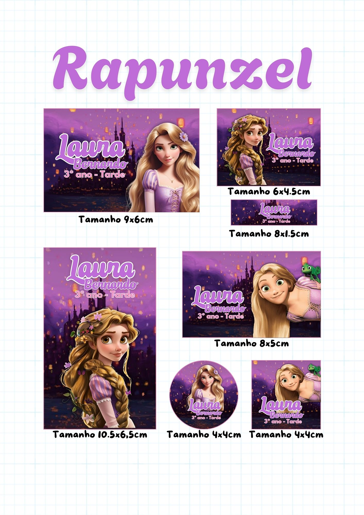 30 Artes para Etiquetas Volta as Aulas Personagens Arquivo Editável  7