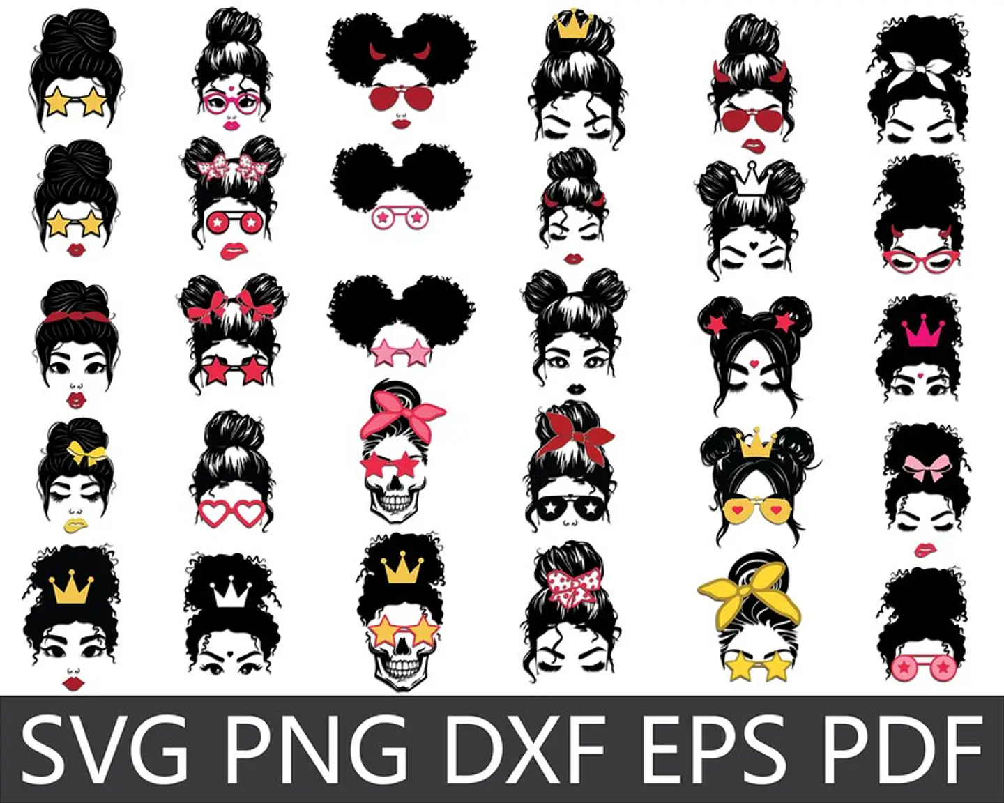 Kit Digital Mulher Coque Bagunçado Png  3