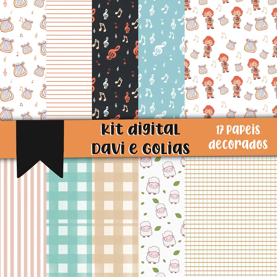 Kit Digital Davi e Golias Png  2