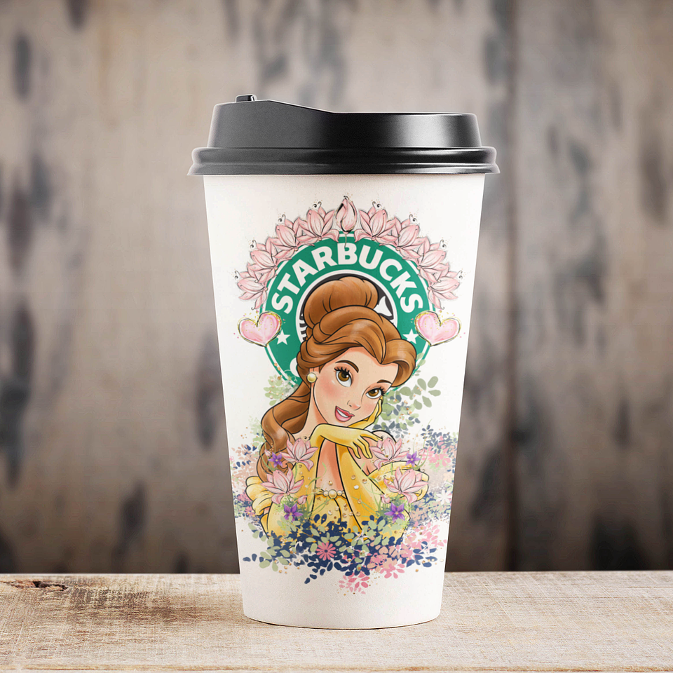 30 Artes para Copo Starbuck Personagens Arquivo em Jpg  6