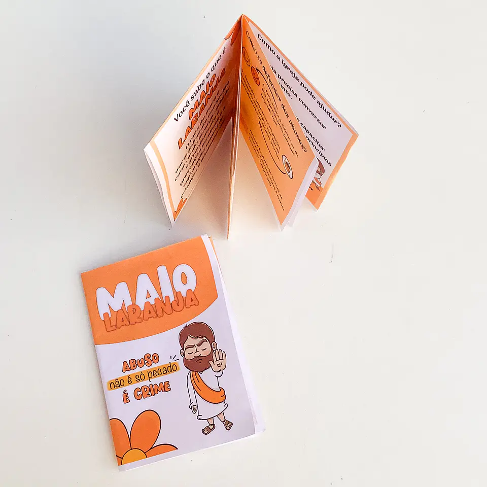 Kit Digital Maio Laranja Png  5