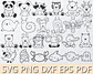 Kit Digital Contorno Animais Png - Thumbnail 5