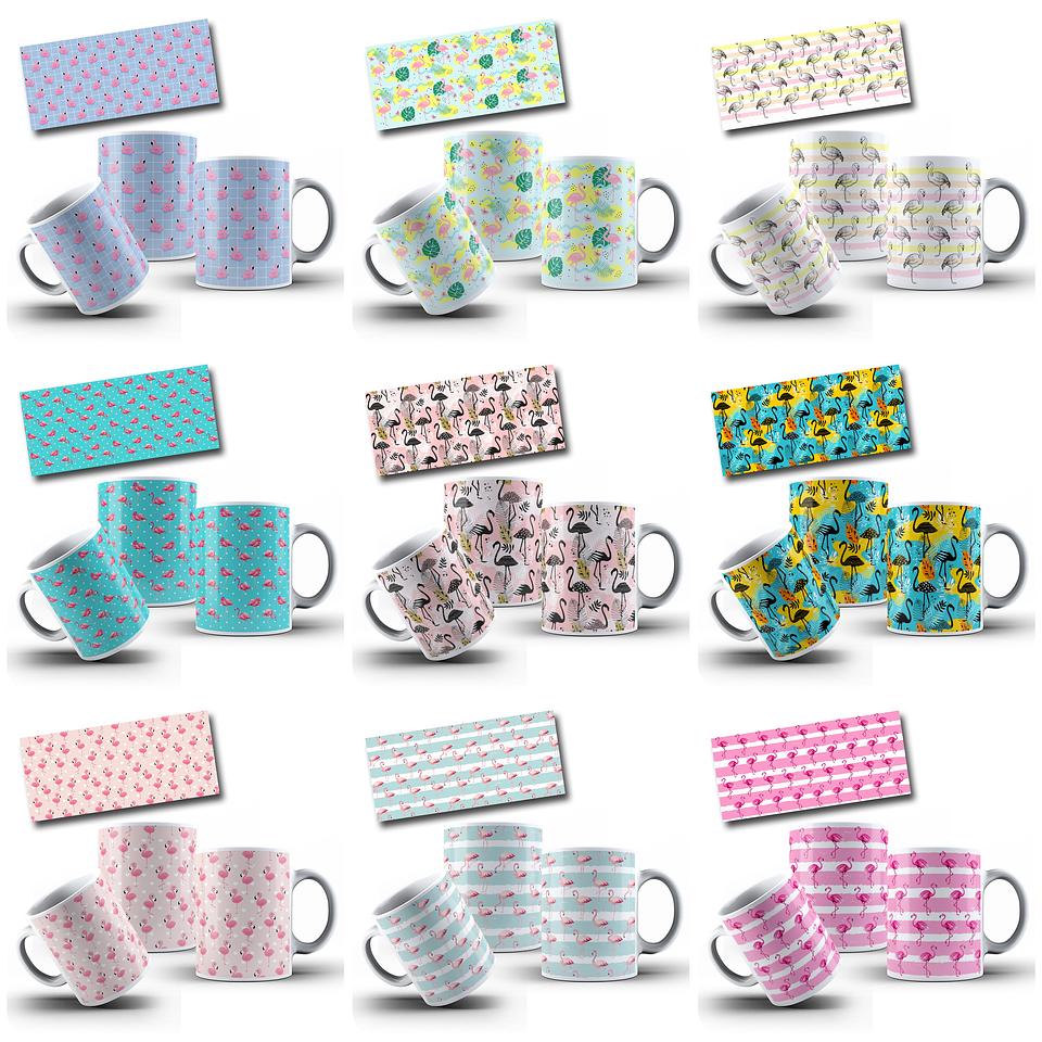 48 Artes para Caneca Estampas Diversas Femininas Arquivo Editável 11