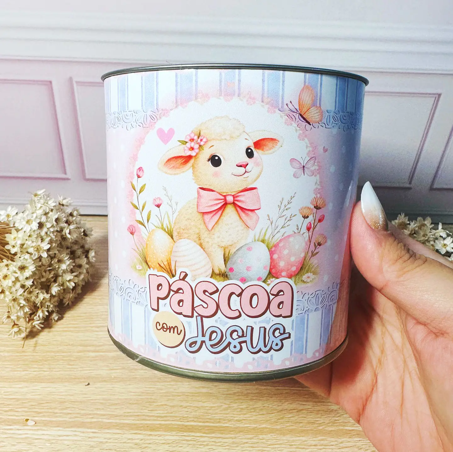 Arquivo de Corte Mimos Páscoa Leão e o Cordeiro em Pdf  9