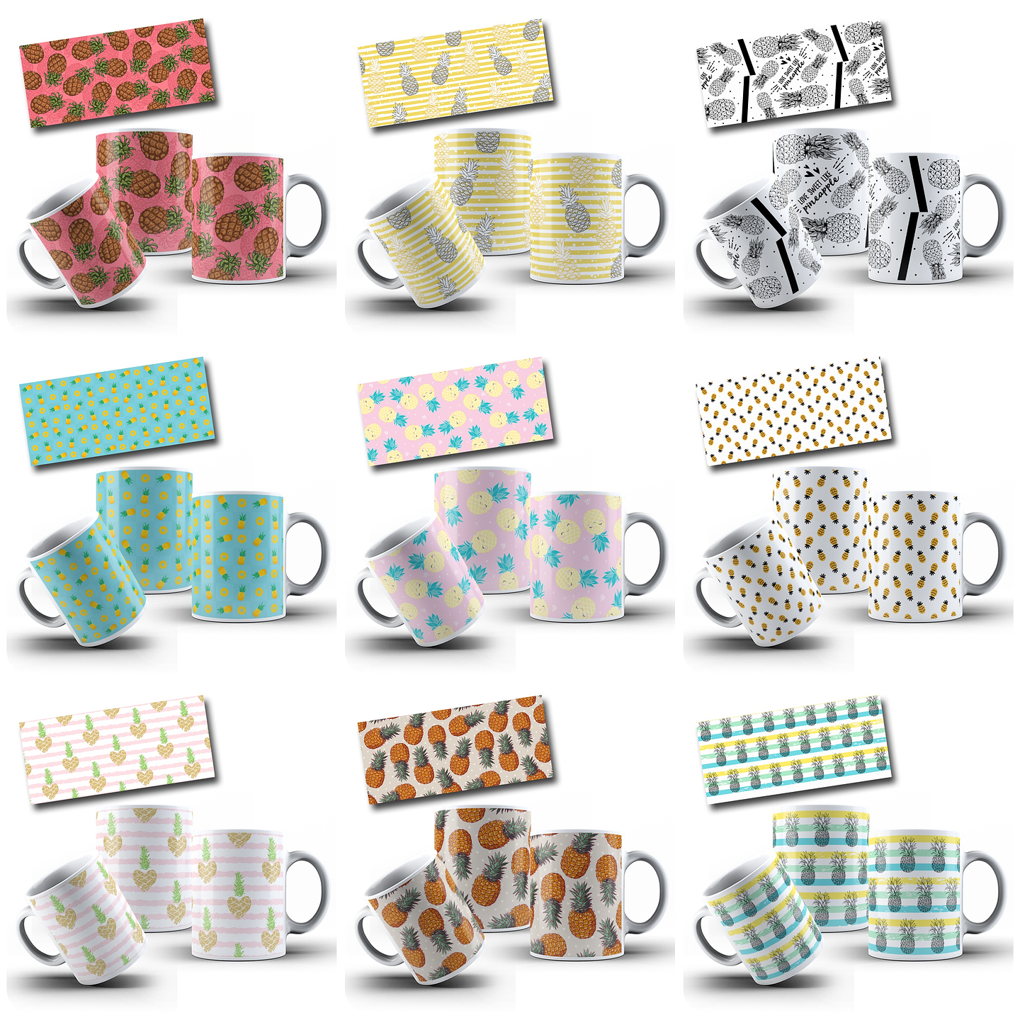 48 Artes para Caneca Estampas Diversas Femininas Arquivo Editável 13