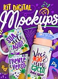 Arquivos Mockups Diversos Para Sublimação Canecas, Garrafas, Squeeze, Torre de Xicaras, Copo Chopp em Editável - Thumbnail 1