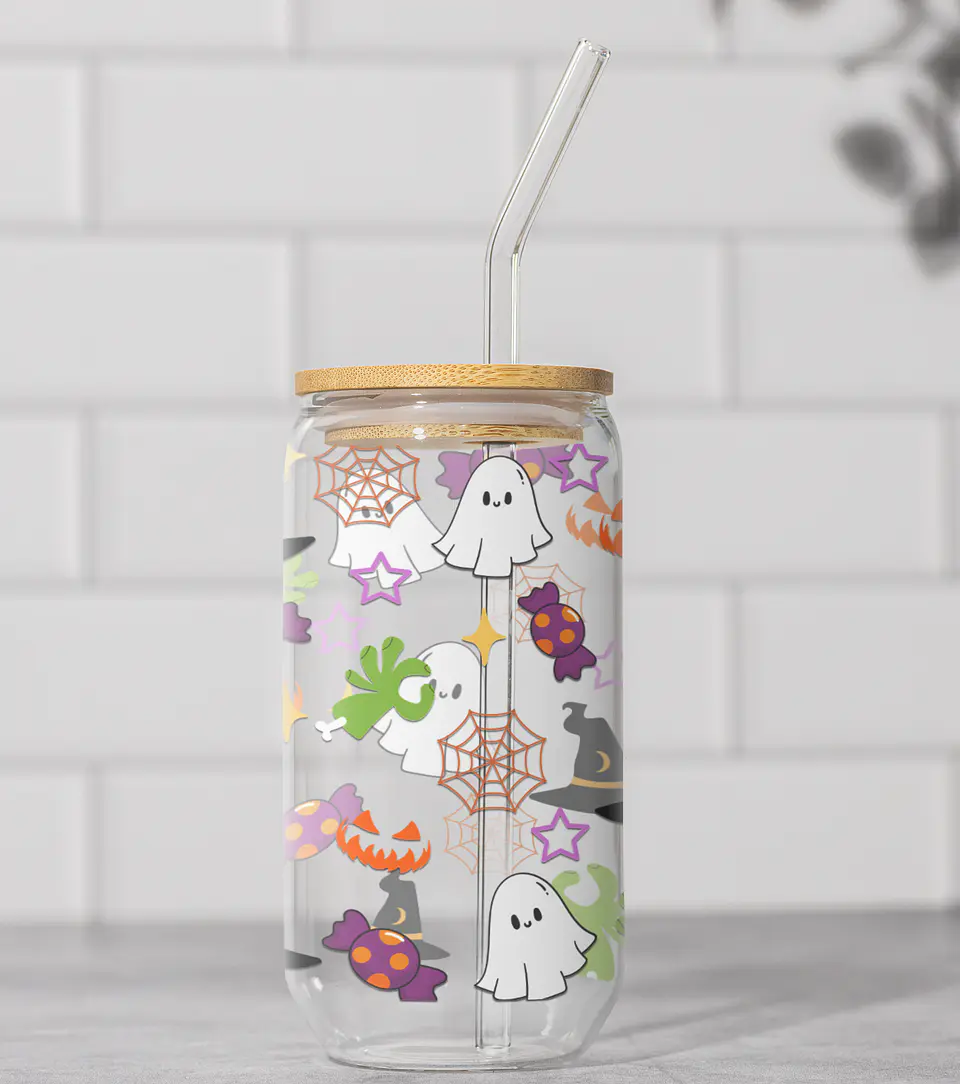 150 Artes para Copo Tampa de Bambu Café Gelado Copo de Vidro Coffe Glass Arquivo em Png  8