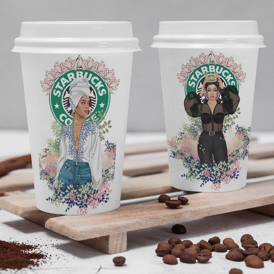 30 Artes para Copo Starbuck Personagens Arquivo em Jpg  11