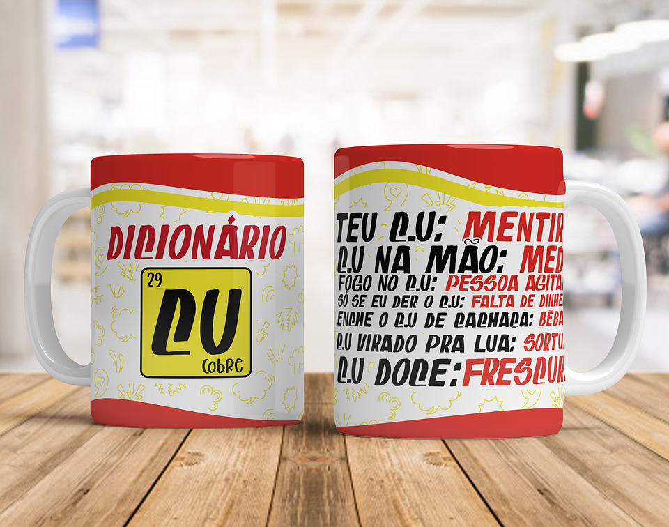 Artes Caneca Frase Dicionário Cú Arquivo em Jpg 1