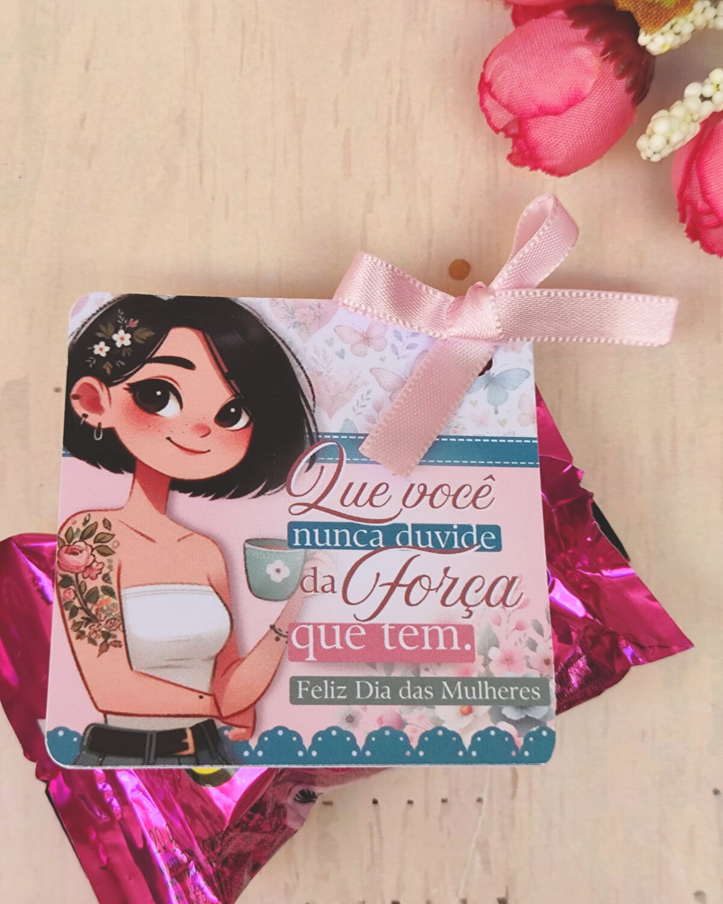 Arquivos Prontos Tags Quadradas Dia das Mulheres Arquivo em Pdf  5