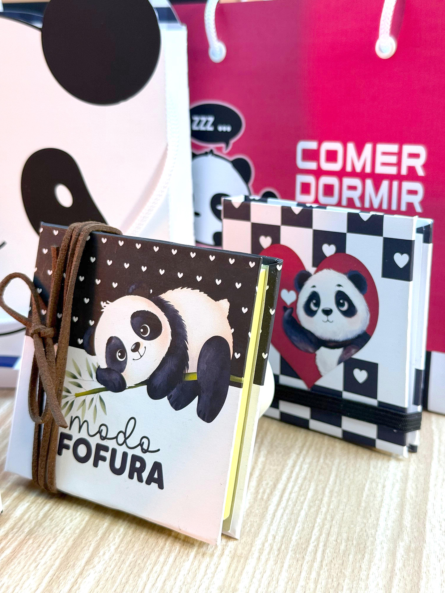 Arquivos Prontos Post it e Sacolinha Panda Mania Dorama Dorameira Arquivo em Pdf  2