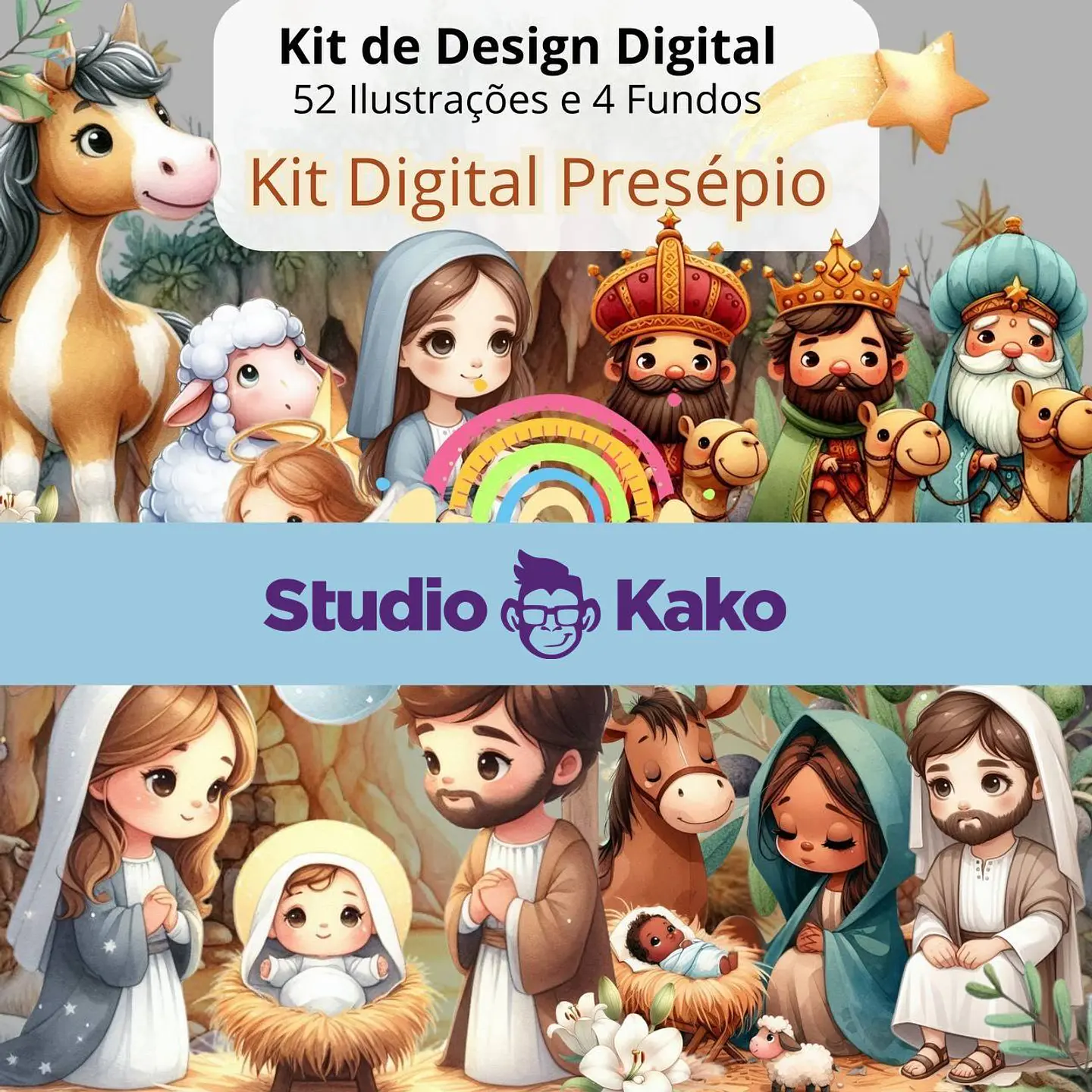 Kit Digital Presépio Png  1