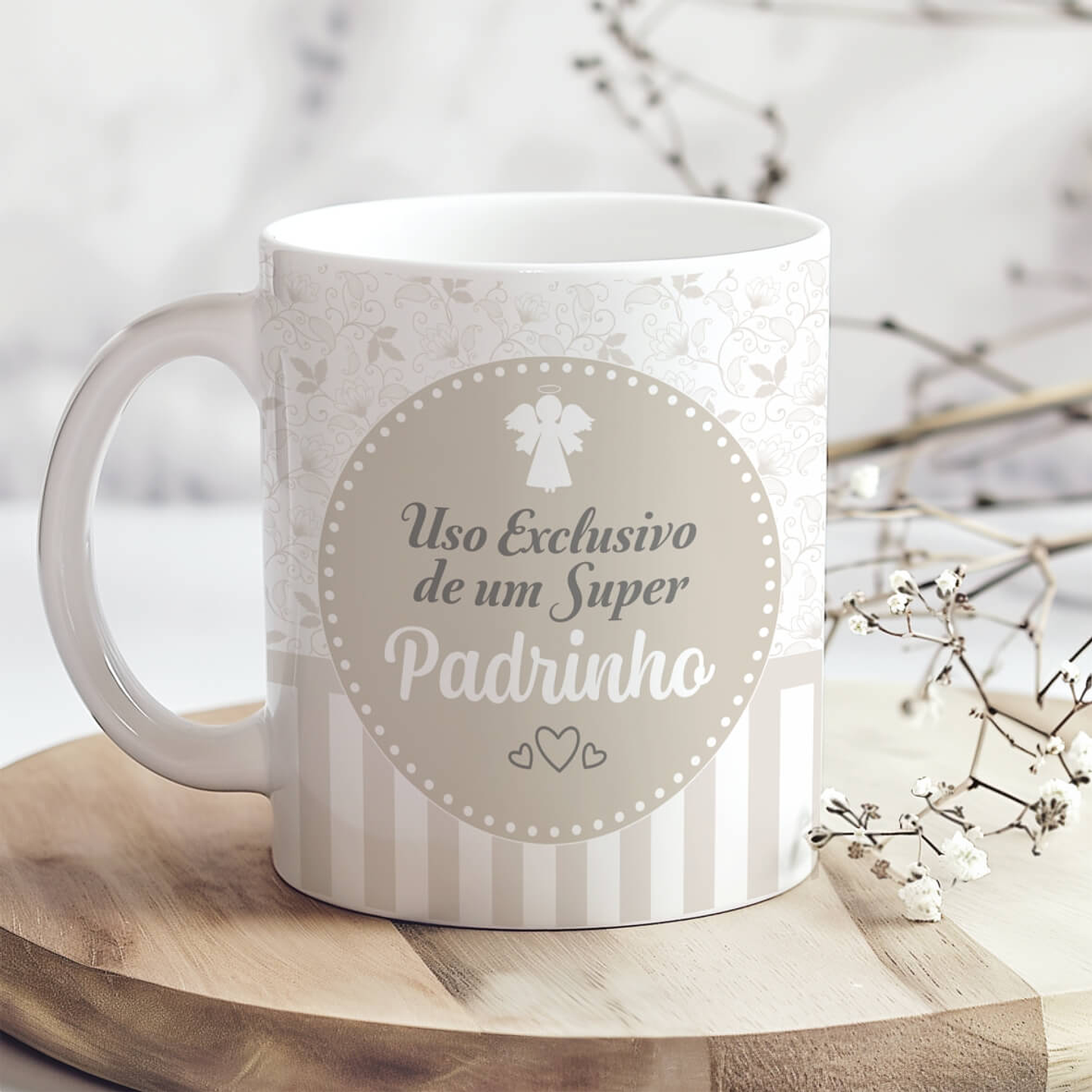 36 Artes para Caneca Dindos Padrinhos Arquivo Editável 8