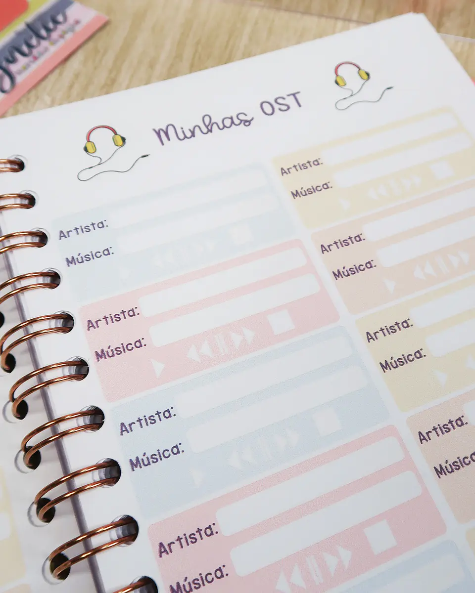 Arquivos para Encadernação Coleção Beautiful Girl Princesa e Dorama Doramenira Arquivo em Pdf 6