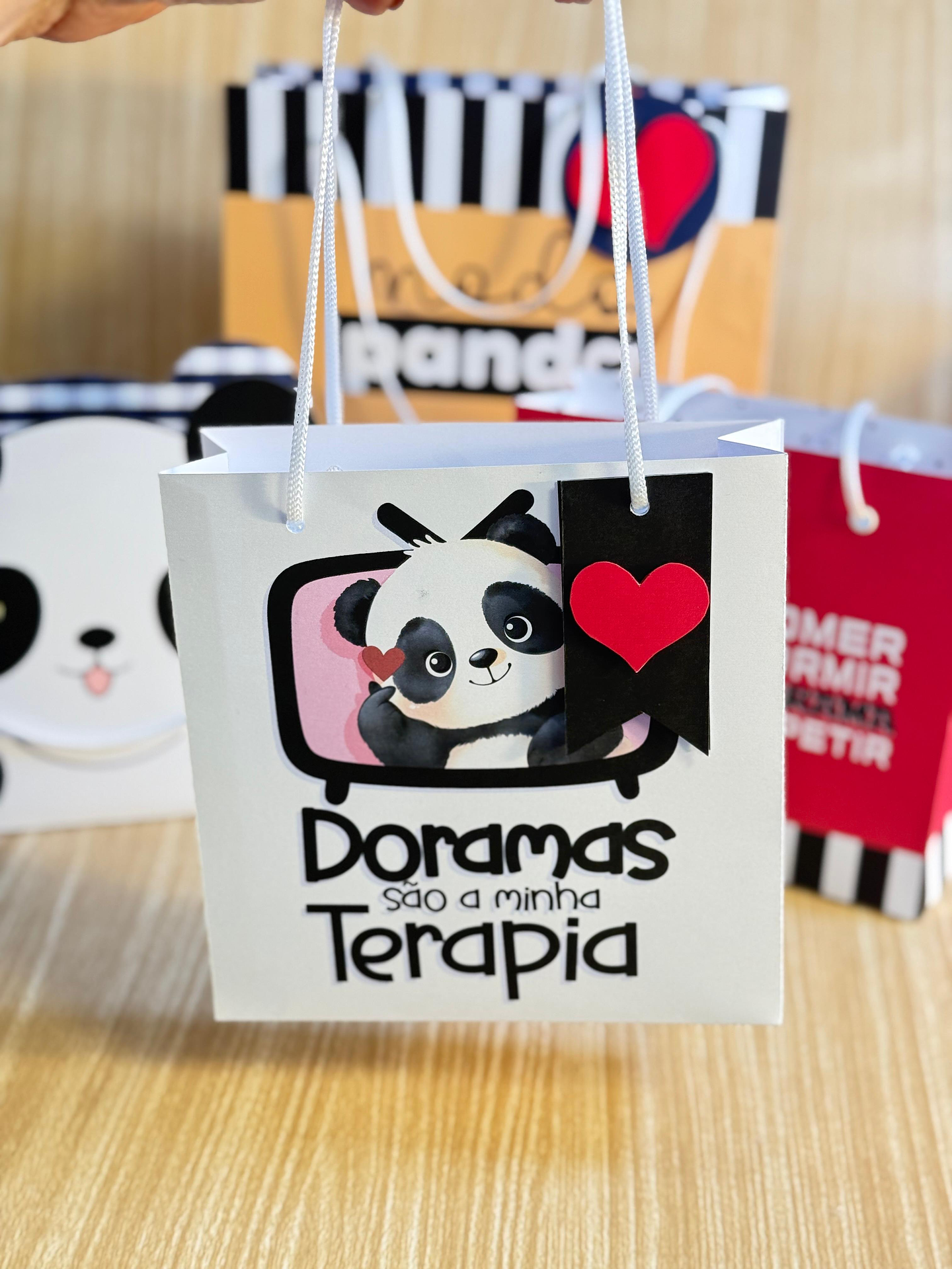 Arquivos Prontos Post it e Sacolinha Panda Mania Dorama Dorameira Arquivo em Pdf  5
