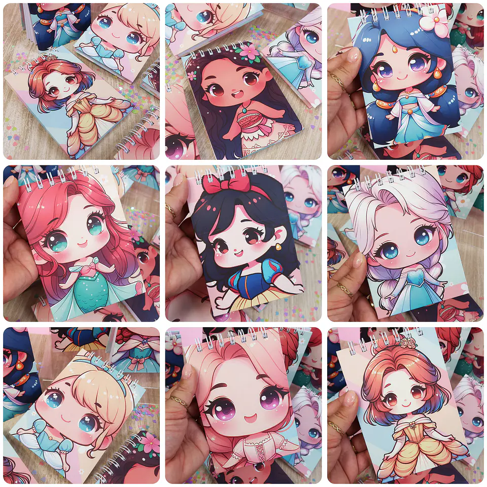 Arquivos para Encadernação Coleção Beautiful Girl Princesa e Dorama Doramenira Arquivo em Pdf 8