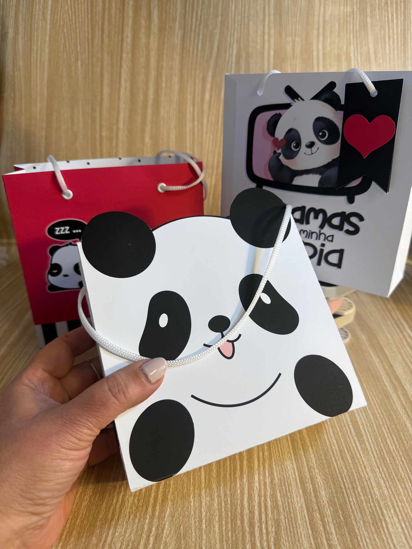 Arquivos Prontos Post it e Sacolinha Panda Mania Dorama Dorameira Arquivo em Pdf  7