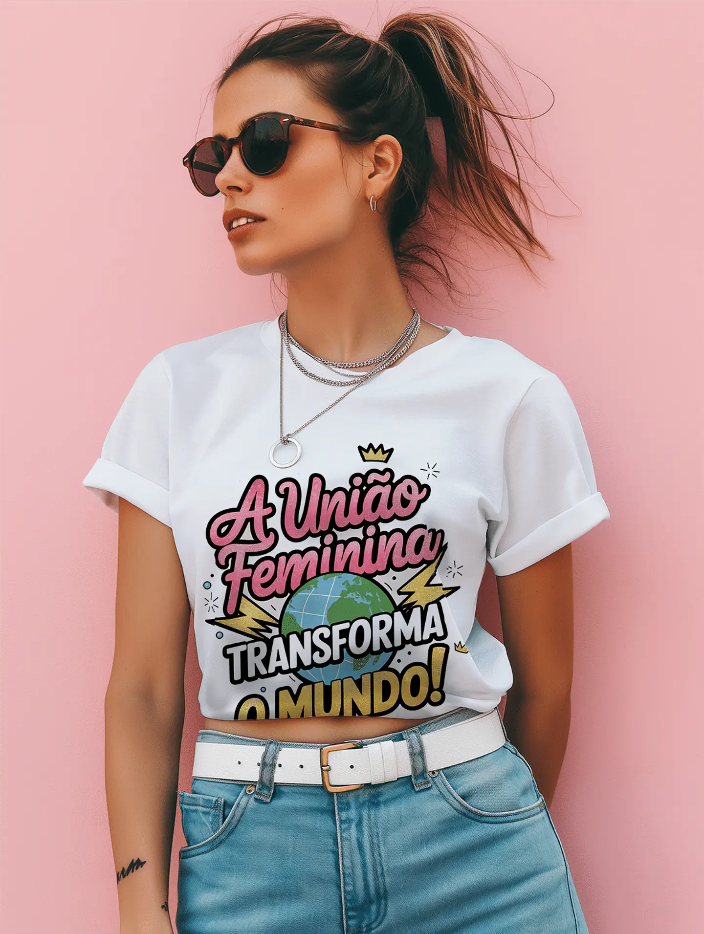 Kit Digital Frases Dia das Mulheres Motivaciaonal em Png  6