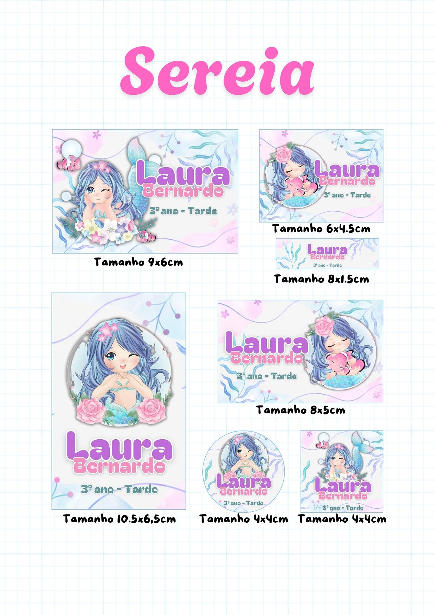 30 Artes para Etiquetas Volta as Aulas Personagens Arquivo Editável  26