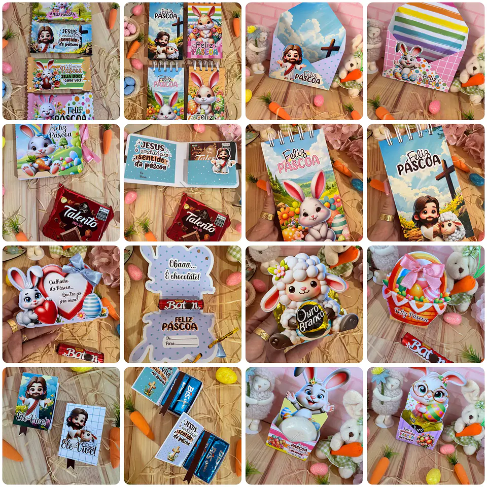Arquivos de Corte Páscoa Arquivo em Pdf 2