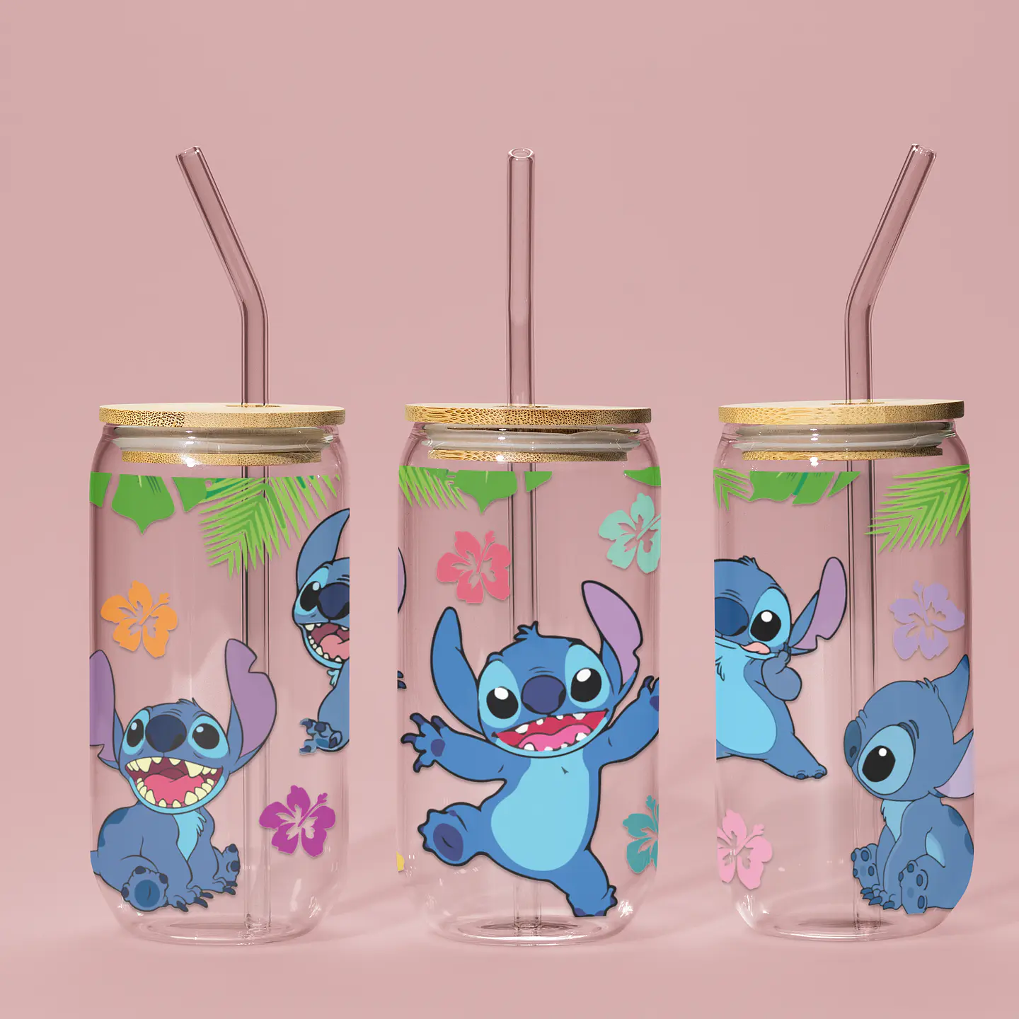 150 Artes para Copo Tampa de Bambu Café Gelado Copo de Vidro Coffe Glass Arquivo em Png  15