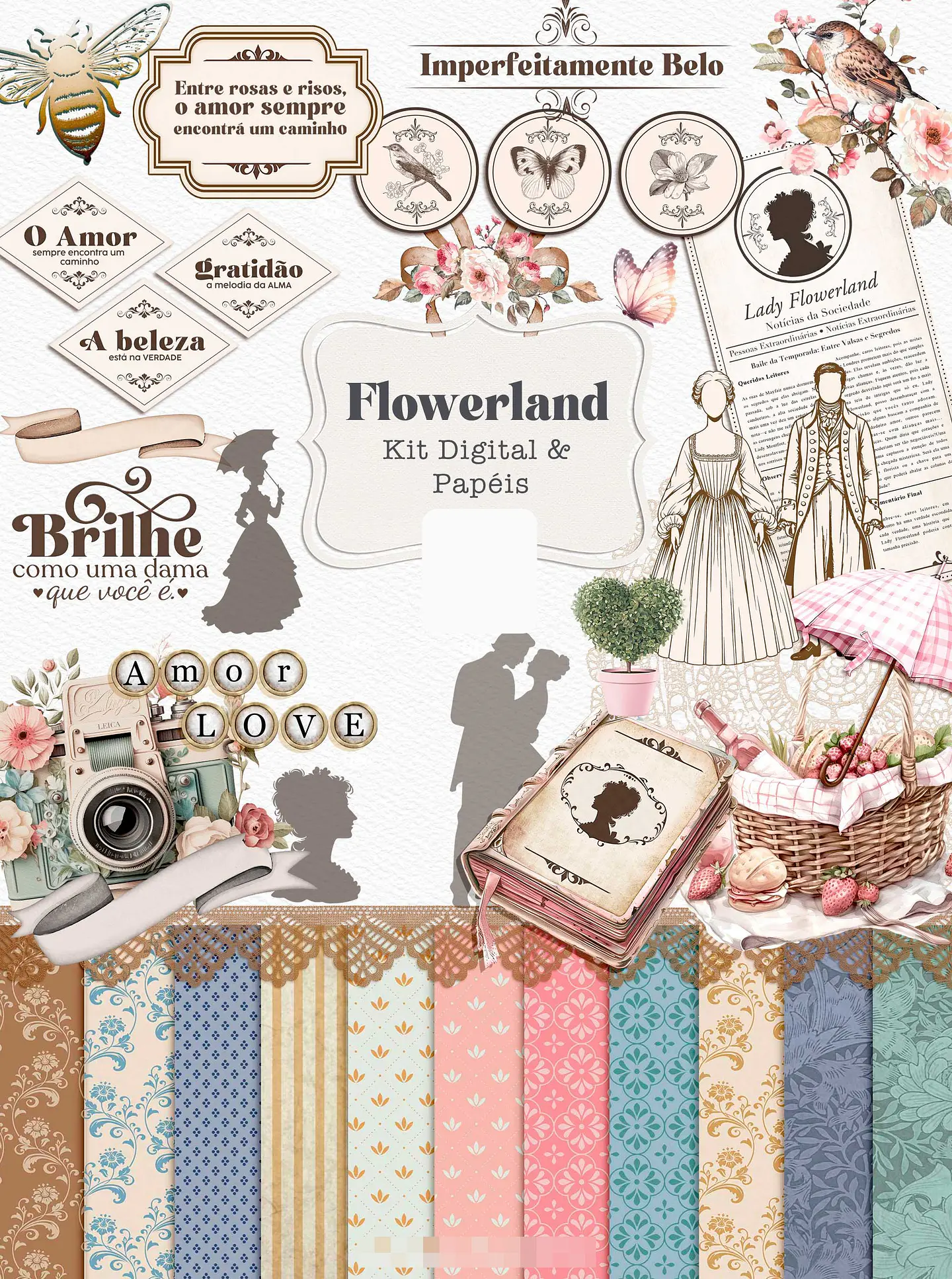 Kit Digital Flowerland Png 1
