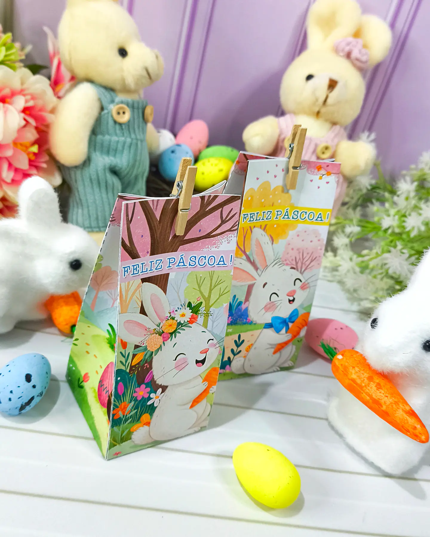 Arquivos Prontos Mimos Páscoa Coelhinhos Arquivo em Pdf 7