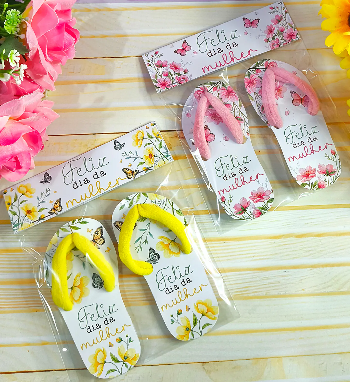 Arquivos de Corte Mimos Dia das Mulheres Chinelos em Jpg 2