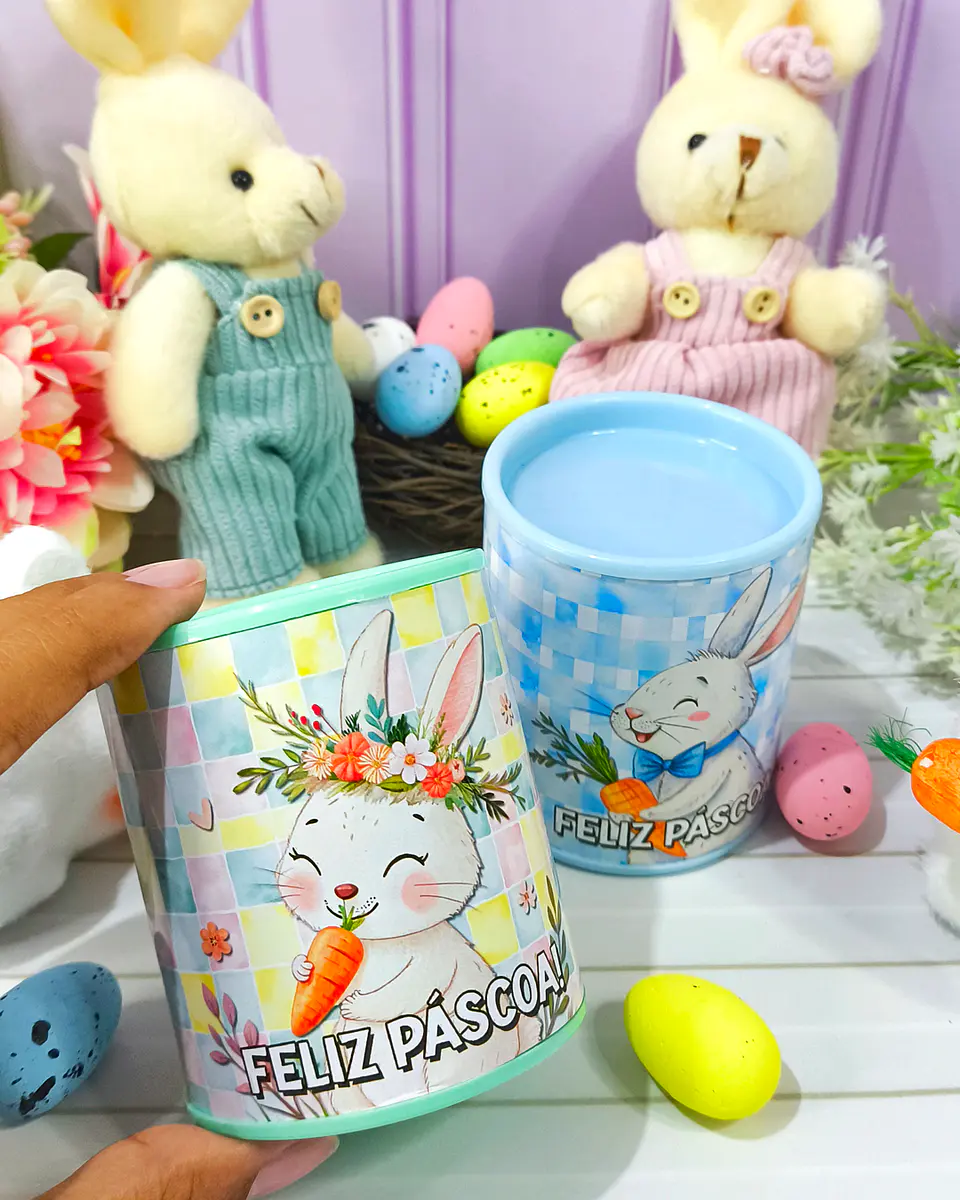 Arquivos Prontos Mimos Páscoa Coelhinhos Arquivo em Pdf 8