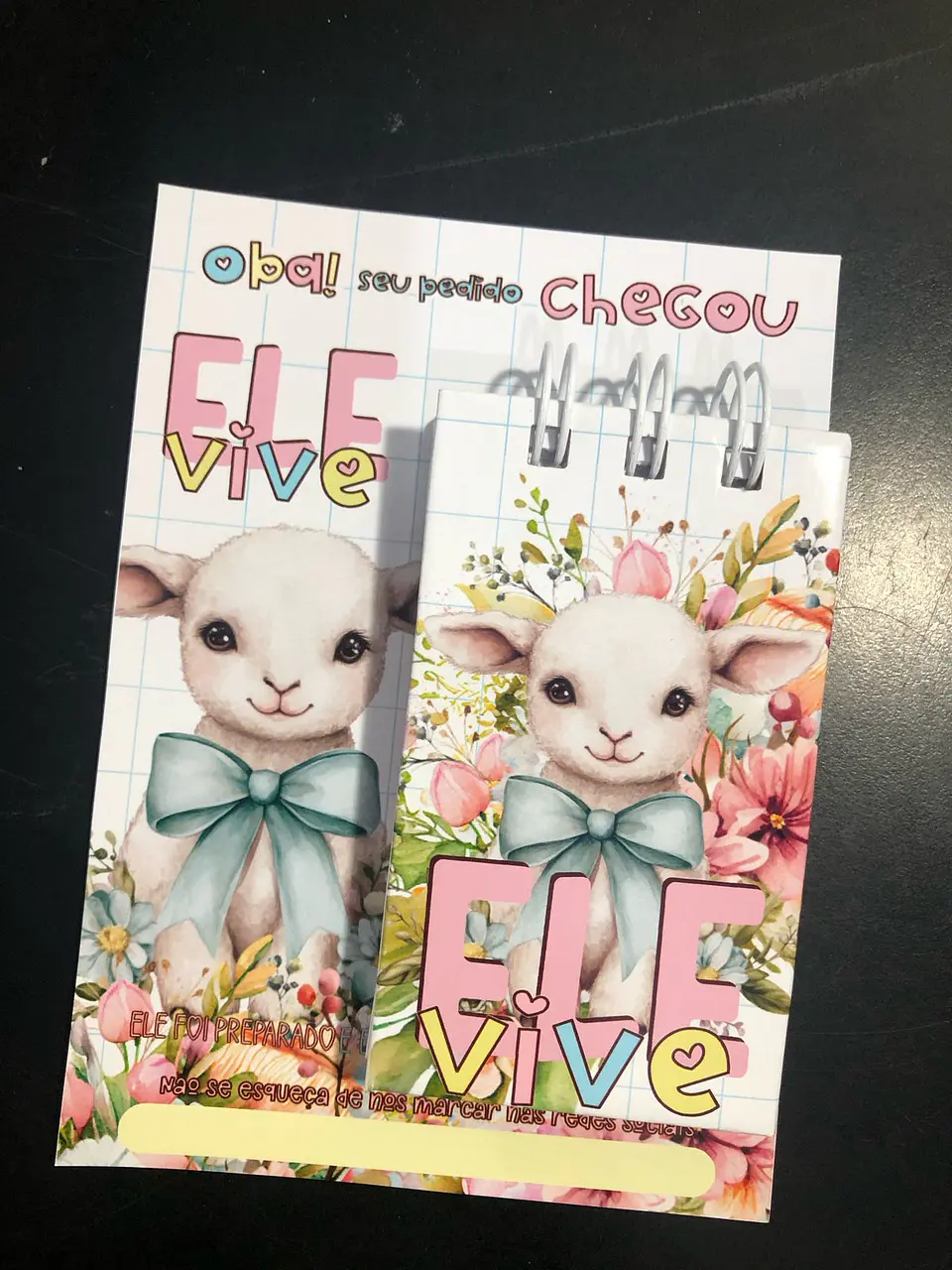 Kit Digital Cartão e Arte Capa Mini Bloco Páscoa em Pdf 3