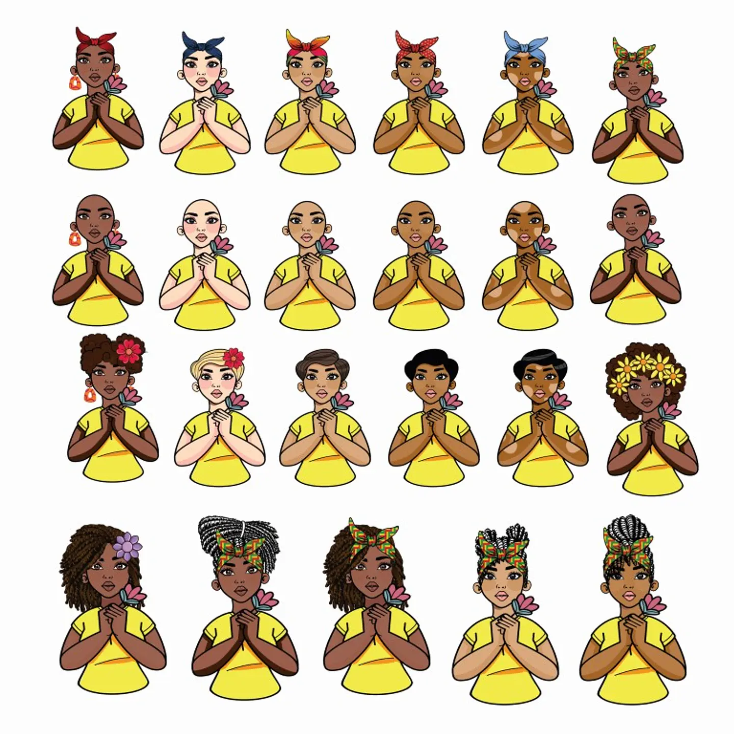 Kit Digital Dia das Mulheres em Png  3