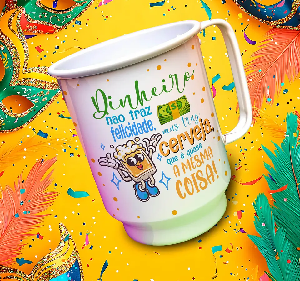 13 Artes para Copo Chopp Carnaval Arquivo Editável 1