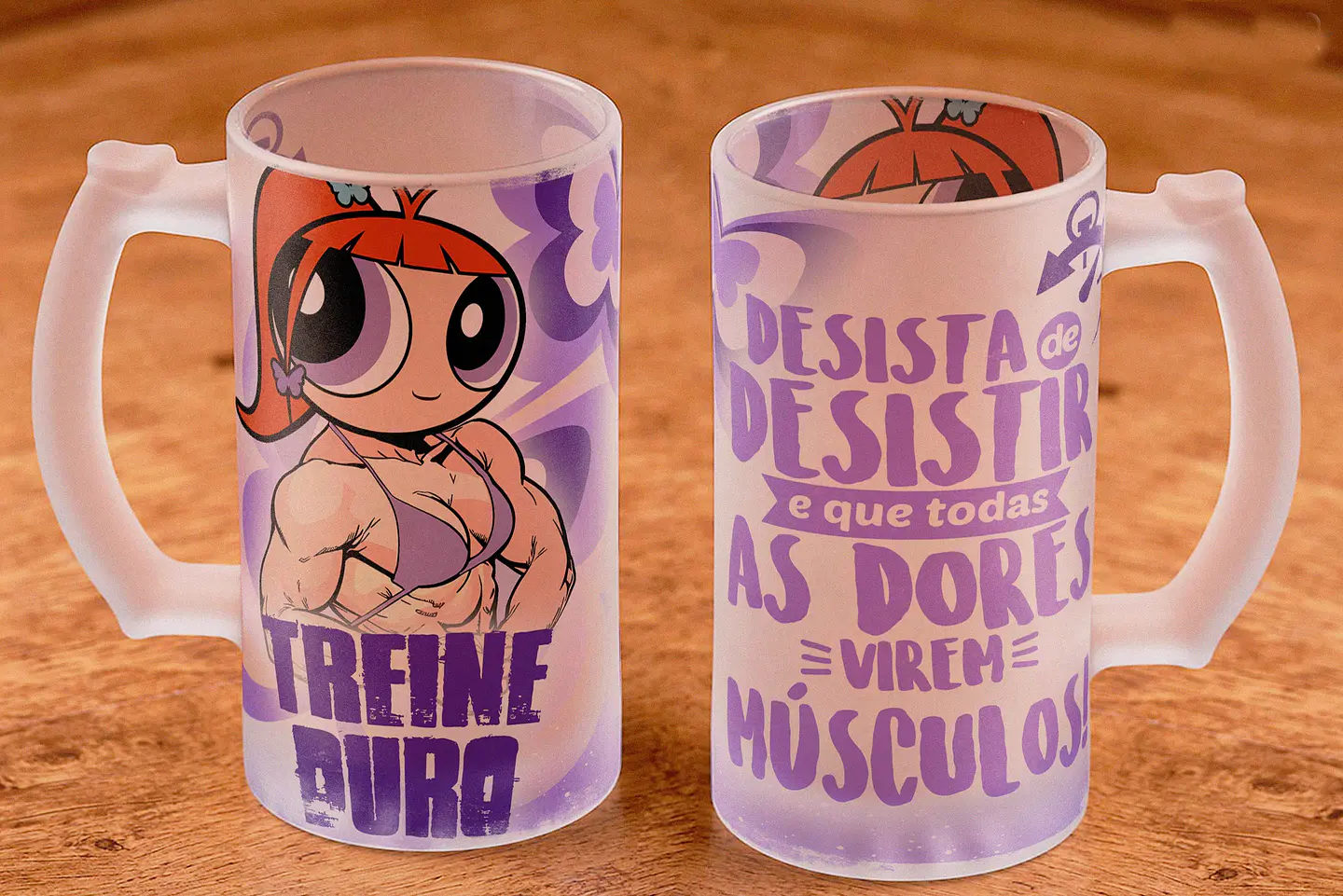 12 Artes para Copo Chopp Meninas Super Poderosas Arquivo em Jpg 3