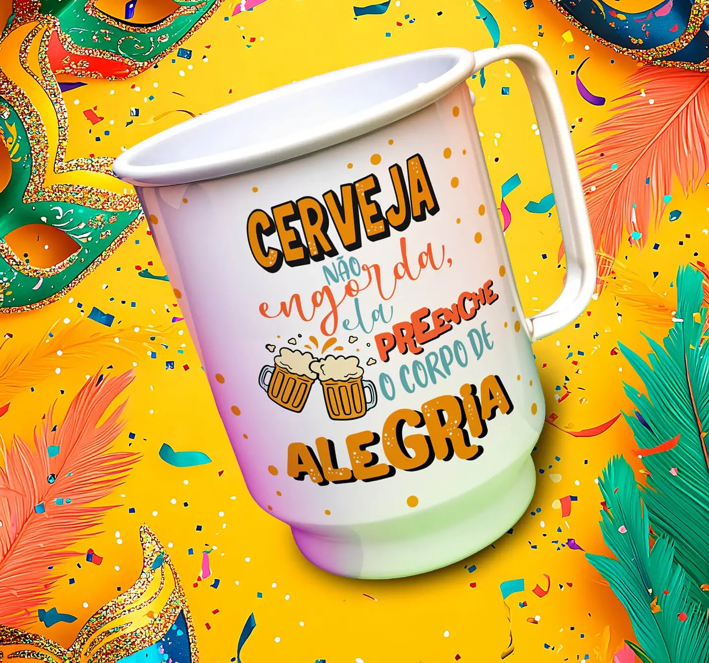 13 Artes para Copo Chopp Carnaval Arquivo Editável 2