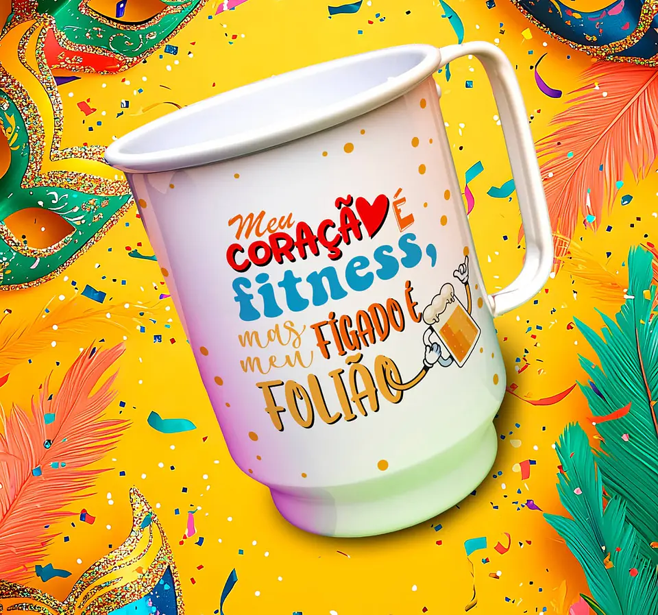 13 Artes para Copo Chopp Carnaval Arquivo Editável 3