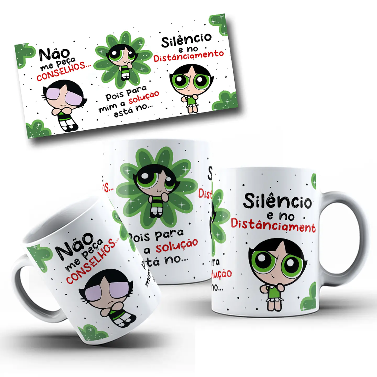 Artes Caneca Docinho Não me peça conselhos pois para mim a solução está no silênco e no distanciamento Arquivo em Jpg  1