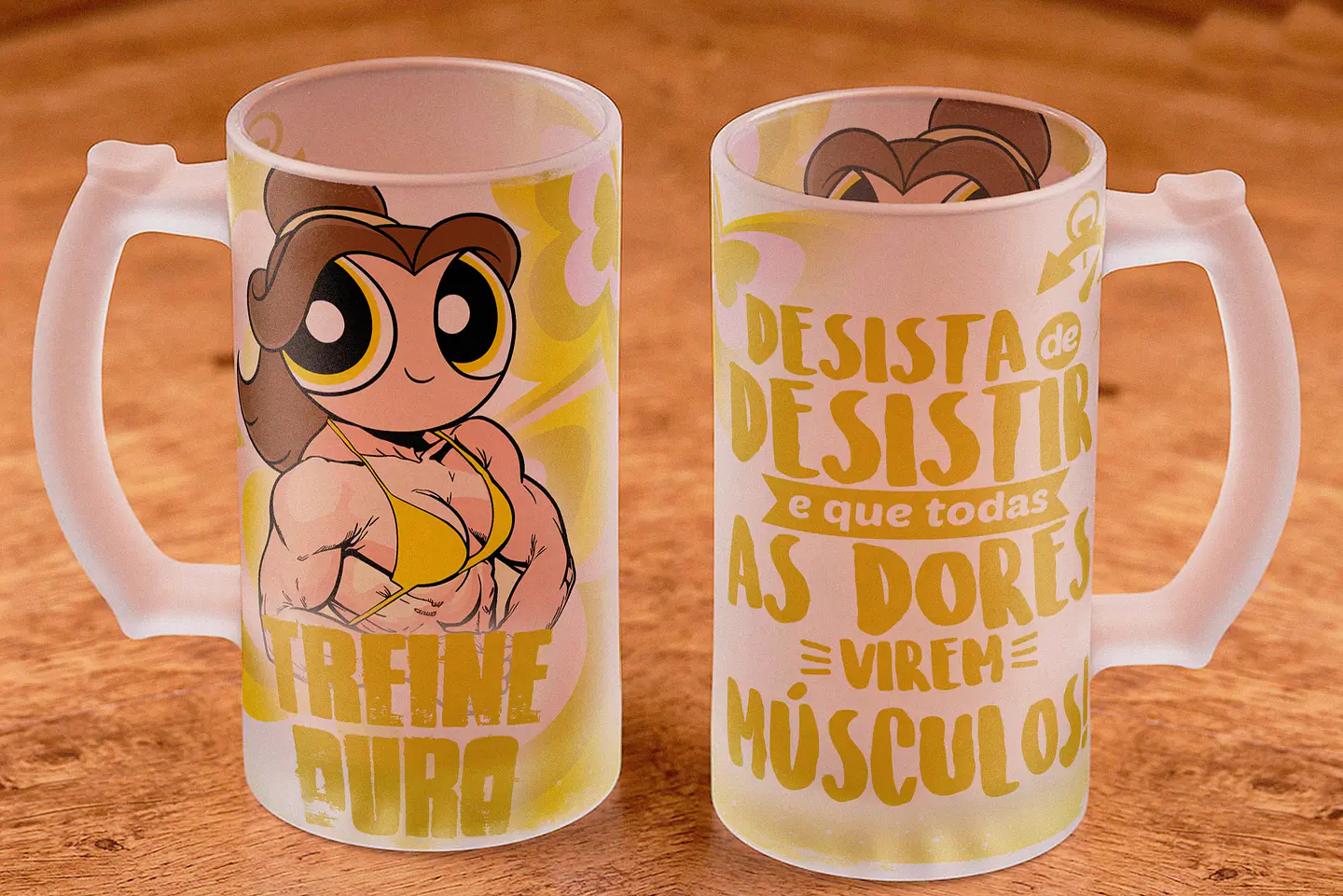 12 Artes para Copo Chopp Meninas Super Poderosas Arquivo em Jpg 5