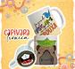 12 Artes para Caneca Capivara Debochada Arquivo em Jpg - Thumbnail 7