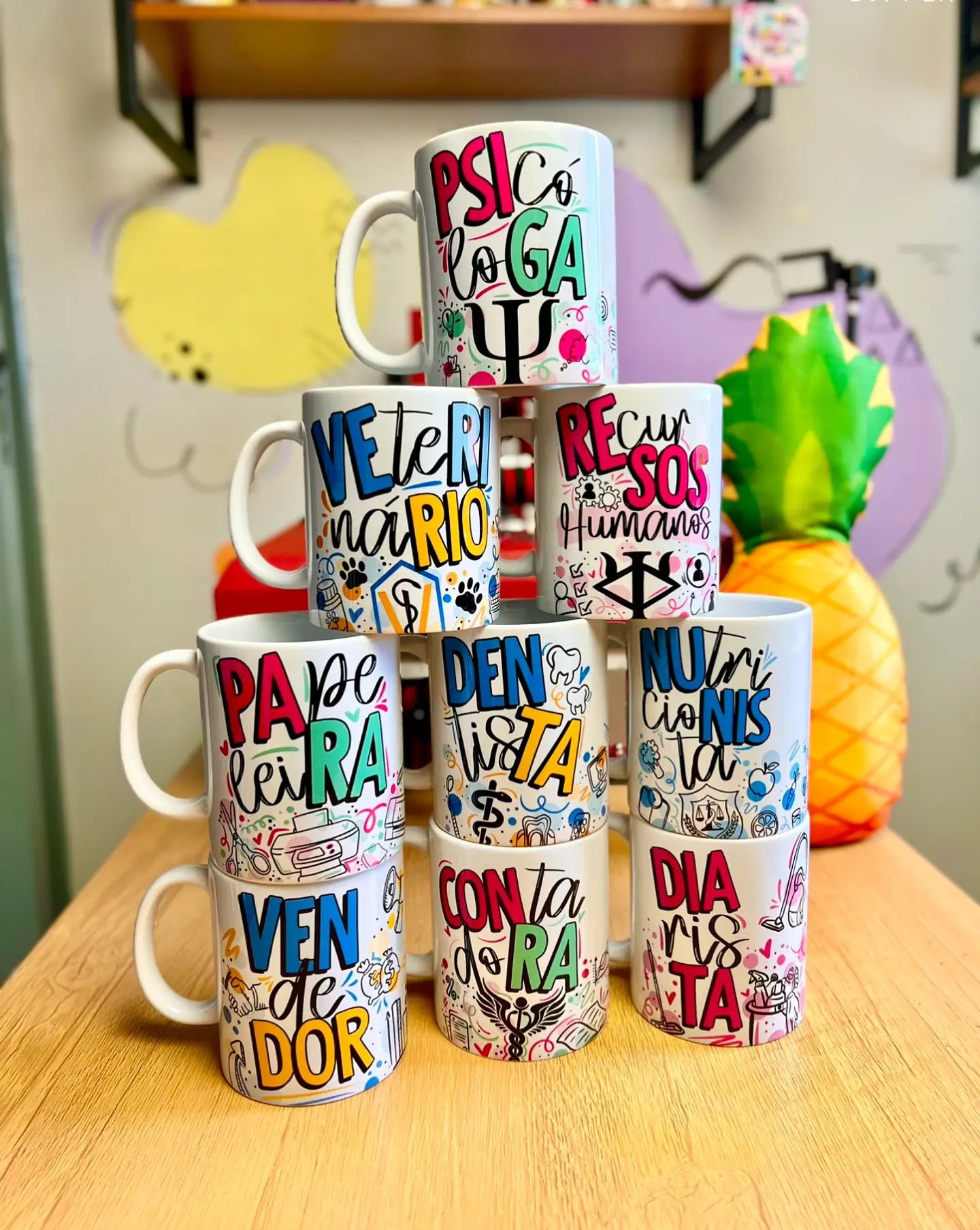 118 Artes para Caneca Profissões Arquivo em Jpg 2