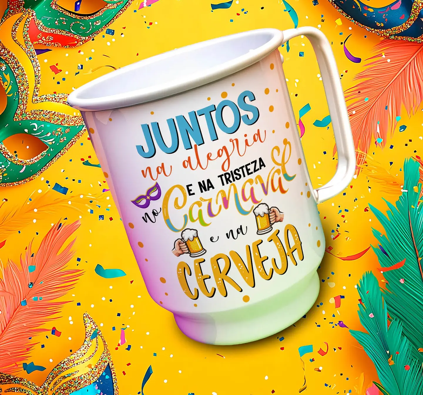 13 Artes para Copo Chopp Carnaval Arquivo Editável 8