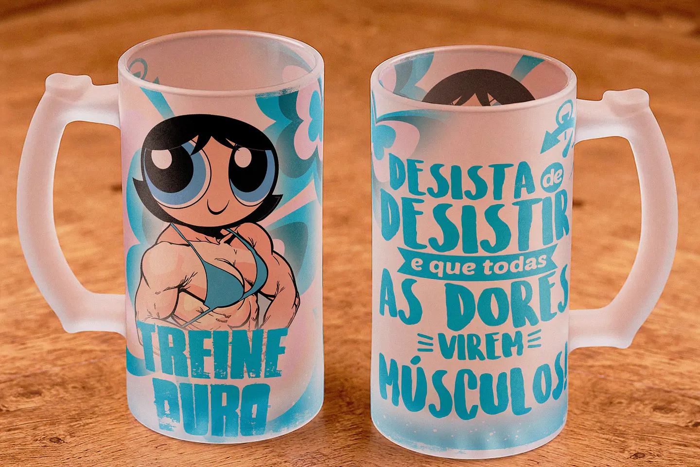 12 Artes para Copo Chopp Meninas Super Poderosas Arquivo em Jpg 6